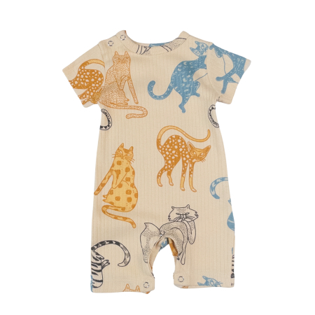 Salopete bebelusi baieti - Salopetă bebeluși – Model Pisicute