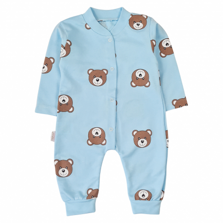 Salopete bebelusi baieti - Salopeta bebelusi model ursuleti blue