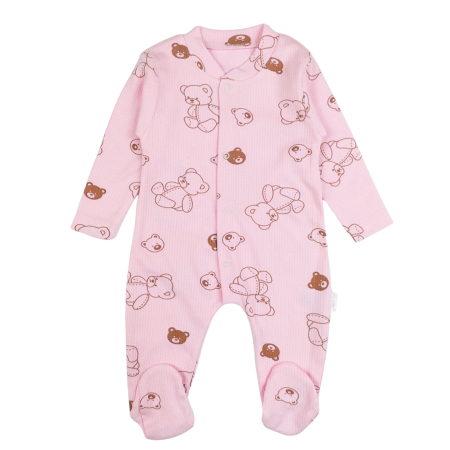 Salopete bebelusi fete - Salopeta bebelusi model ursuleti, roz