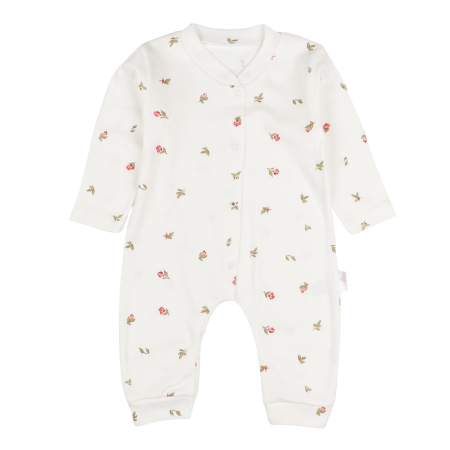 Imbracaminte nou-nascuti - Salopeta pentru bebelusi, model Floricele