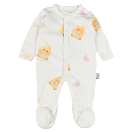 Haine bebelusi fete ❤️ - Salopeta pentru bebelusi, model cu Puisori