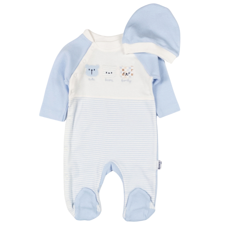 Salopete bebelusi baieti - Salopeta pentru bebelusi, model cu Ursuleti