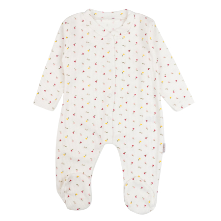 Salopete bebelusi baieti - Salopeta pentru bebelusi, model Floricele