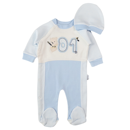 Salopete bebelusi baieti - Salopeta pentru bebelusi model Campion