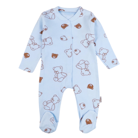 Salopete bebelusi baieti - Salopeta pentru bebelusi si nou nascuti, model cu Ursuleti