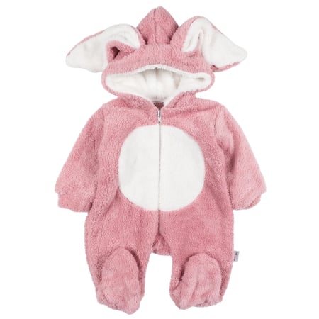 Salopete bebelusi fete - Salopeta plusata pentru bebelusi, model iepuras