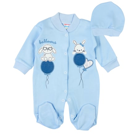 Salopete bebelusi baieti - salopeta-si-caciulita-bebe