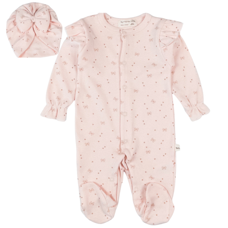 Haine bebelusi fete ❤️ - Salopeta si turban model Fundite