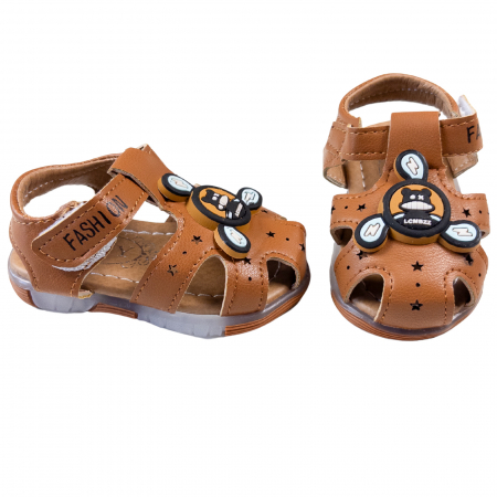 Camera bebelusului - Sandalute cu luminite Led, model Fashion