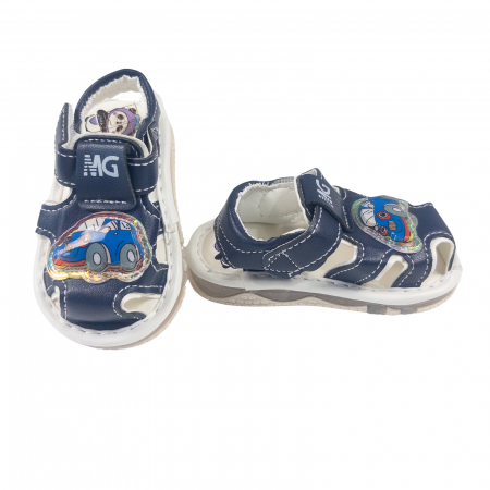 Reduceri - Sandalute bleomarin model cu masinuta si luminite
