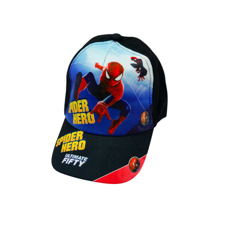 Camera bebelusului - Sapca de Vara pentru Bebelusi 1-2 Ani, Imprimeu Spider Hero