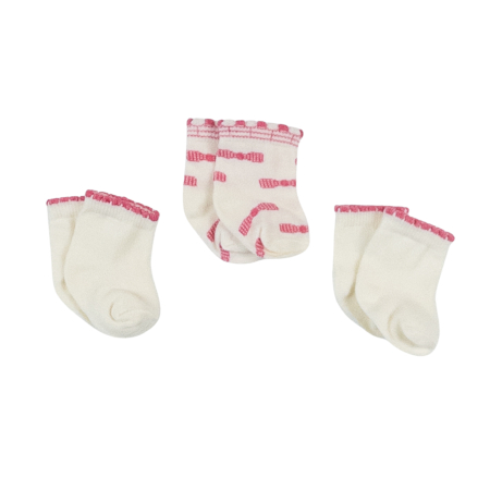 Botosi, sosete, dresuri, caciuli - Set 3 perechi sosete bebelusi 0-6 luni