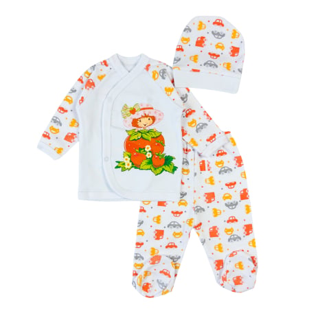 Haine bebelusi baieti ❤️ - Set 3 piese pentru Nou Nascuti, Model Tomato
