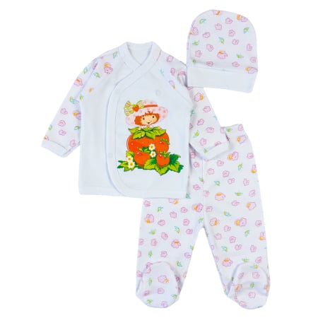 Seturi fetite - Set 3 piese pentru Nou Nascuti, Model Norisori