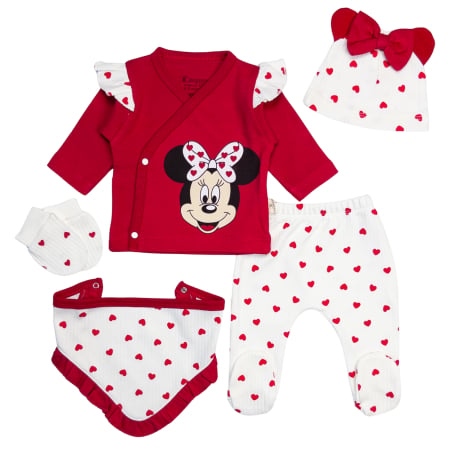 Seturi fetite - Set 5 piese pentru Nou Nascuti fetite, MinnieGirl