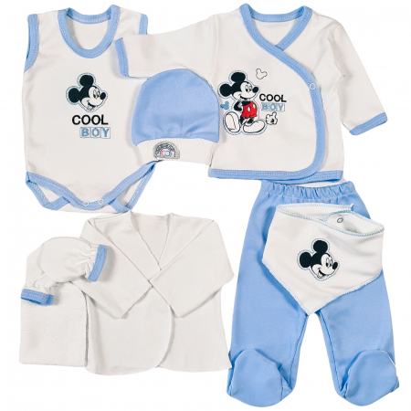Set cadou 8 piese pentru nou nascuti, model Cool Boy [0]
