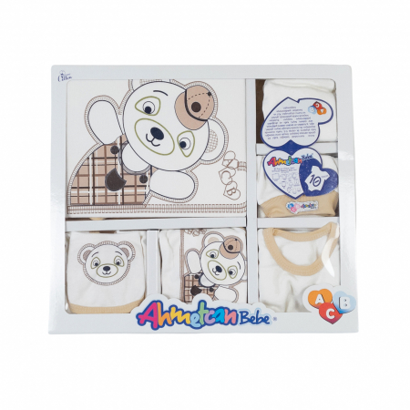 Set pentru nou nascuti, 10 piese, model Ursulet [1]