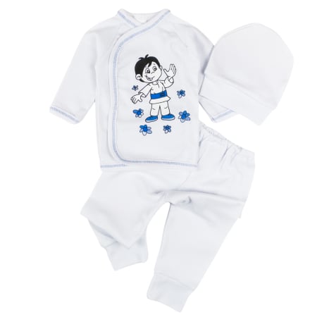 Imbracaminte nou-nascuti - Set pentru nou-născuți – 3 piese, model Traditional