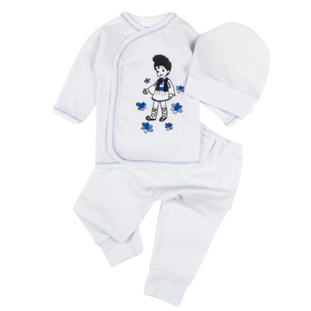 Imbracaminte nou-nascuti - Set pentru nou-născuți – 3 piese, model Traditional