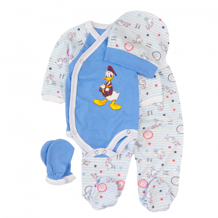 Haine bebelusi baieti - Set pentru nou-născuți – 4 piese blue