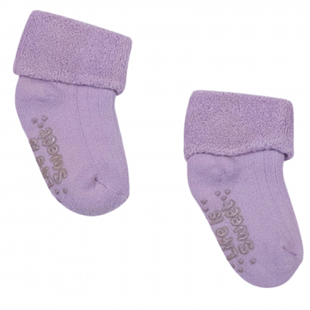 Botosi, sosete, dresuri, caciuli - Sosete groase sweet lila
