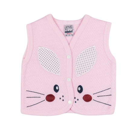 Imbracaminte nou-nascuti - Vesta pentru fetite, model Bunny