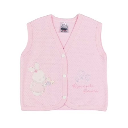 Seturi fetite - Vesta pentru bebelusi, model iepuras