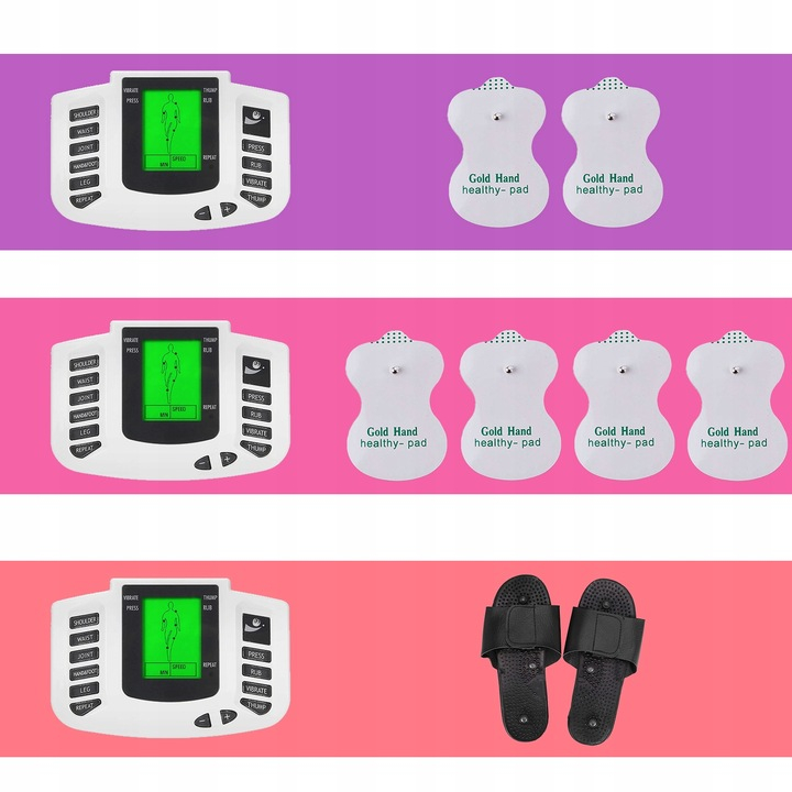 Aparat De Masaj Cu Electrostimulare NewEvo® Pentru Fizioterapie/Electroterapie doua canale, Cu 20 Trepte De Intensitate, TENS si EMS, 8 electrozi corporali, Portabil, Wireless, Alb [7]
