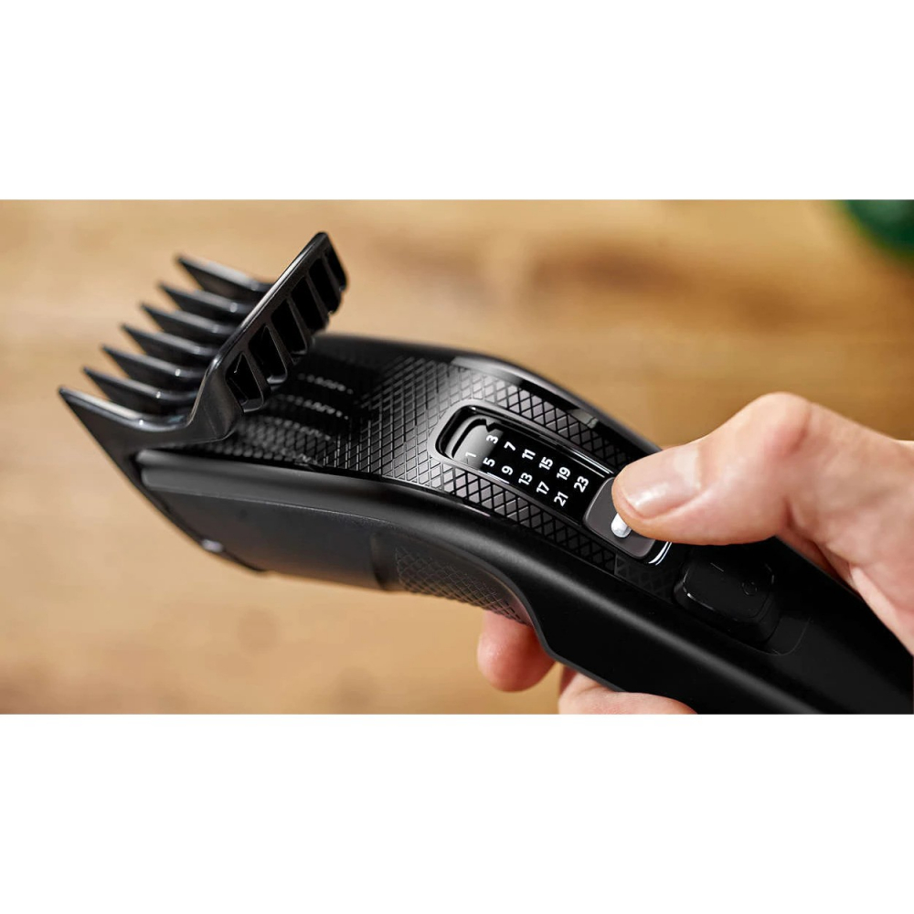 Aparat de tuns Philips HC3510/15, pieptene ajustabil, 0.5-23mm, 13 trepte, cu fir, Negru [9]