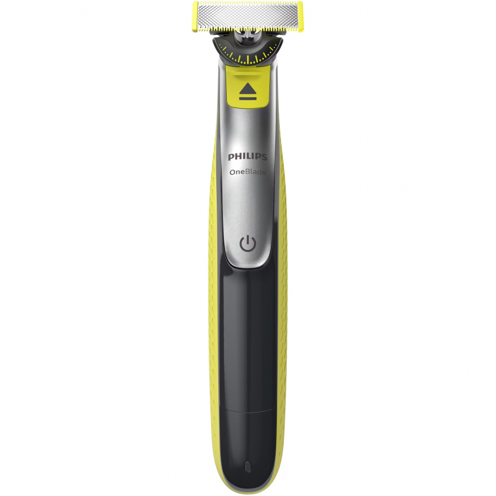 Aparat hibrid de barbierit si tuns barba Philips OneBlade 360 QP2734/31, pieptene reglabil 5 in 1, reincarcabil, umed si uscat, 60 min, USB-A, husa, capac de protectie, lama 360 inlocuibila suplimenta [3]