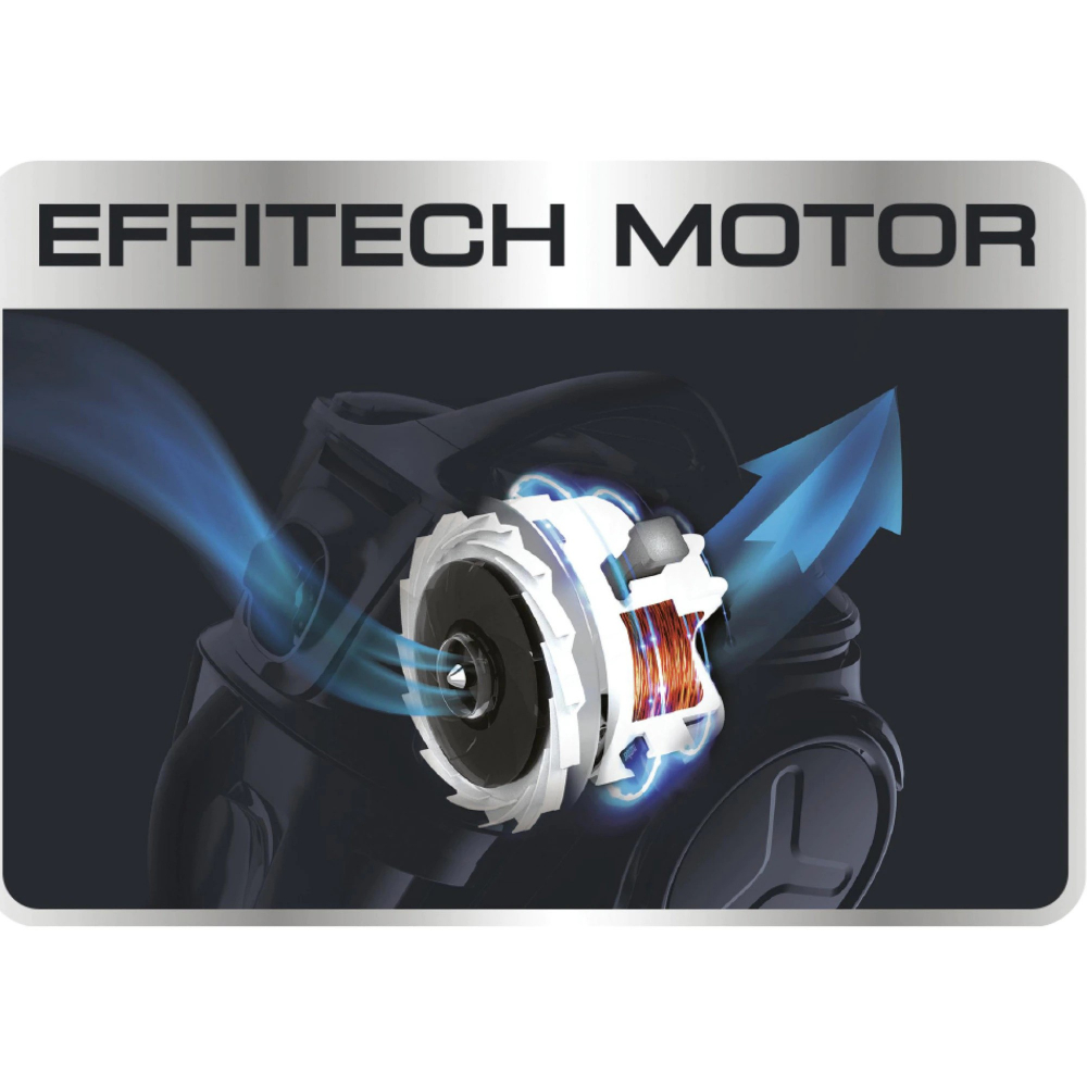 Aspirator fara sac Rowenta Compact Power Cyclonic RO3731EA, 750 W, recipient praf 1.5l, motor EffiTech, filtru de inalta eficienta, sistem CleanExpress, raza de operare 8.8m, negru/albastru [14]