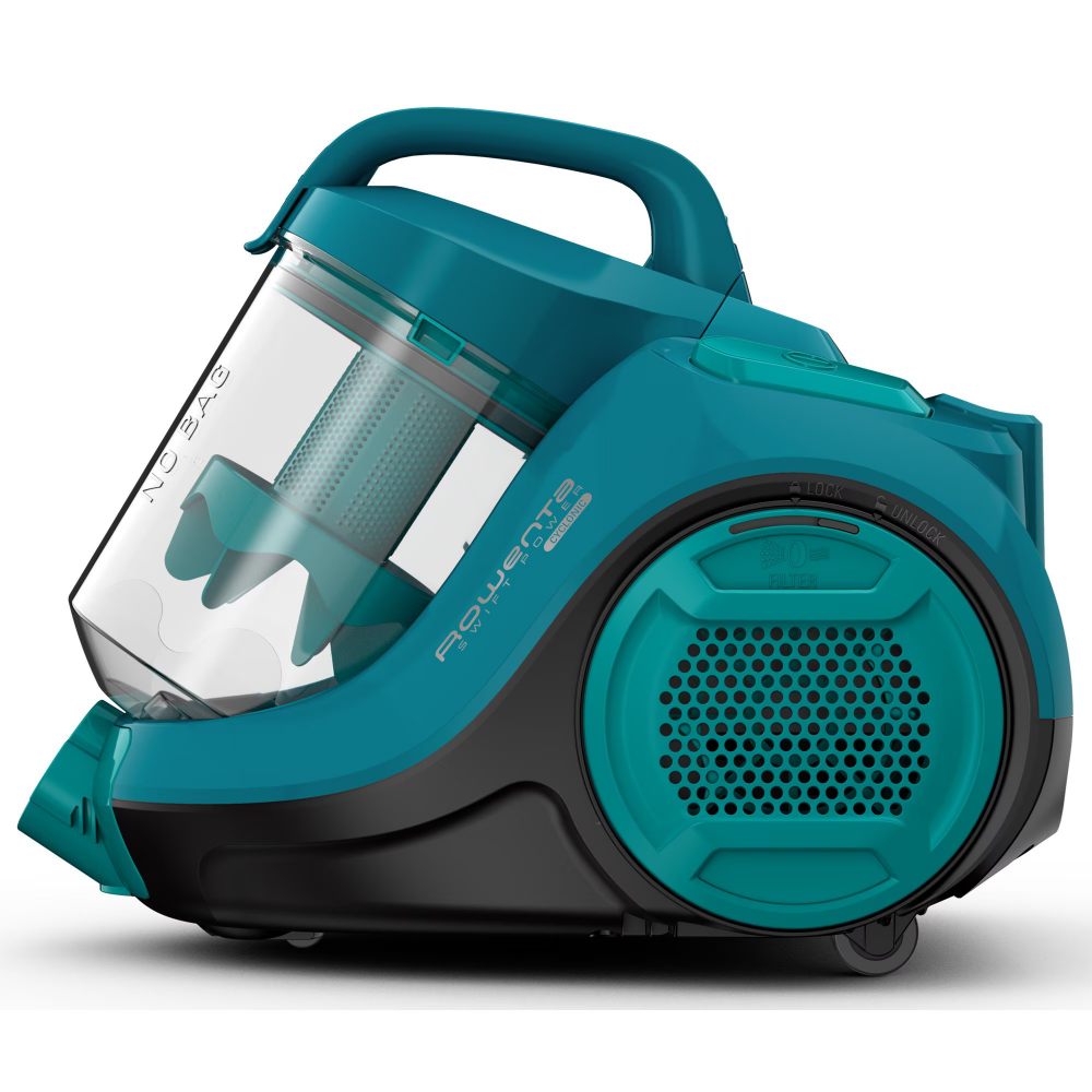 Aspirator fara sac Rowenta Swift Power Cyclonic RO2932EA, 750 W, filtrare tripla, Negru [6]