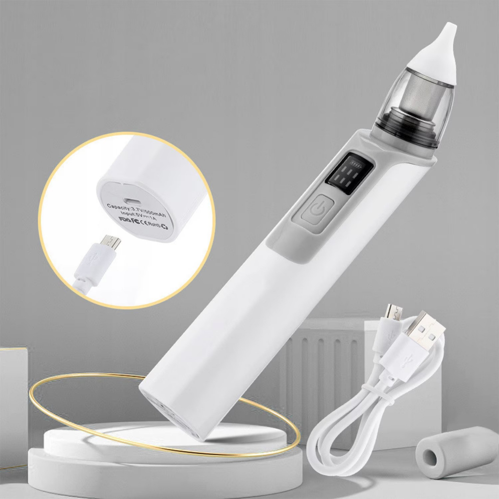 Aspirator nazal electric Cameleon pentru bebelusi si copii, silentios, 6 Trepte de Aspirare, Portabil, cu Incarcare USB, cu Baterie reincarcabila 500mAh, Putere de aspirare 65 kpa, 2 Capete de silicon [4]