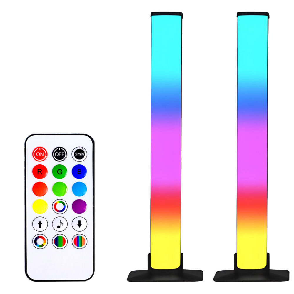 Banda de lumina inteligenta RGB LED, NewEvo®, Lumina ambientala, 16 milioane de culori, trei moduri de control, modul de sincronizare dinamica a muzicii, 213 moduri presetate, interfata USB (adaptorul [2]