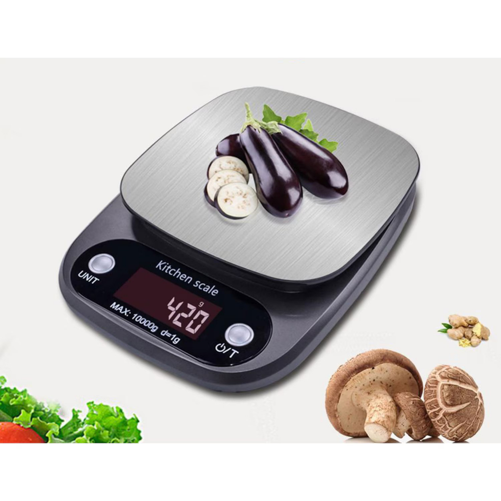 Cantar de Bucatarie Electronic PROtone, Precizie 1g, Capacitate Maxima 5kg, Ecran LCD, Functii Tare si Resetare Automata, Unitati de Masura Multiple, Alimentat cu Baterii AAA, Dimensiuni Compacte 21x1 [5]