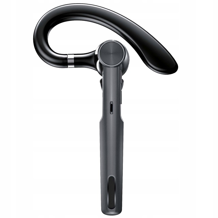Casca Bluetooth Wireless NewEvo, Bluetooth 5.1, HandsFree, Compatibilitate Universala Samsung, iPhone, Huawei, Control tactil, Cutie de incarcare 400 mAh, Baterie incorporata 120 mAh, Conectare la doua dispozitive simultan, Negru  [5]