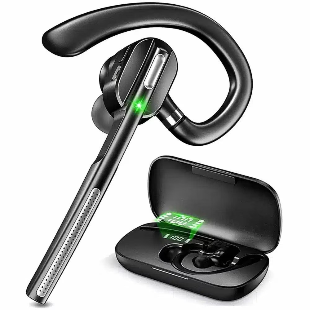 Casca Bluetooth Wireless, Renew Force Business, Tip Handsfree, Bluetooth 5.1, Design Ergonomic, autonomie 240h, timp de convorbire 12h, Microfon Dual, Negru [5]