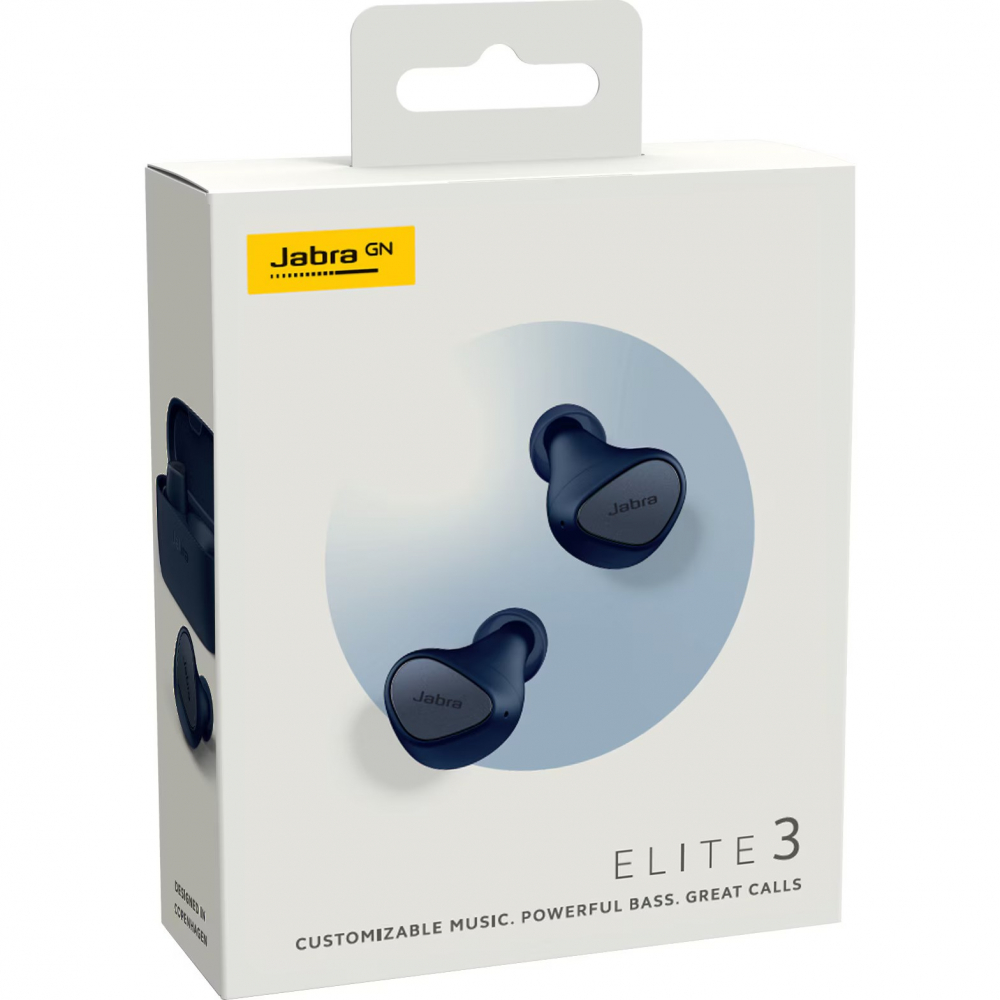 Casti audio in-ear, Jabra Elite 3, True wireless, Bluetooth, IP55, Navy [4]