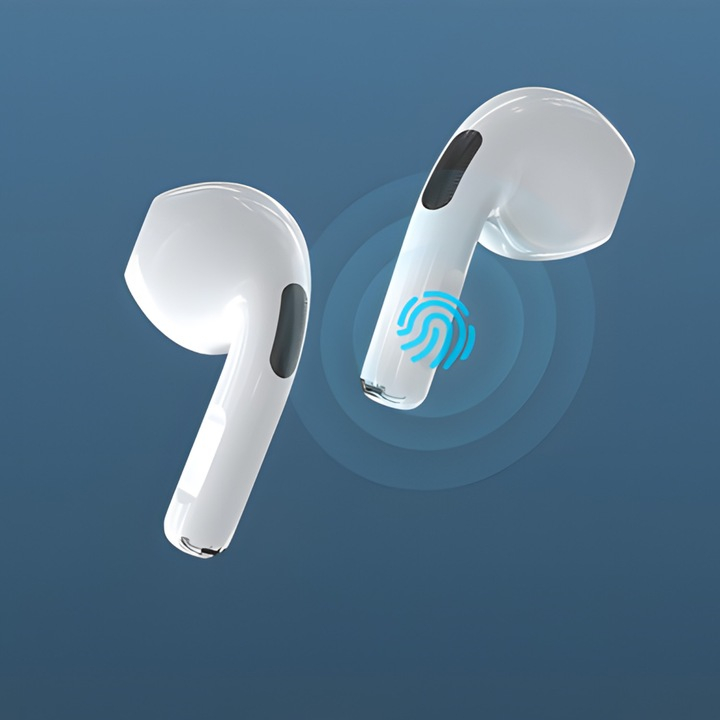 Casti in Ear Wireless, Lenovo , Bluetooth 5.0, Noise Cancelling, Control Tactil, Ergo Fit, Rezistente la apa IPX 4, Alb [6]