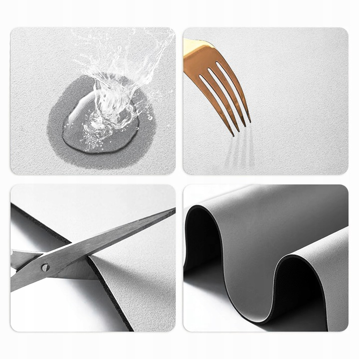 Covor baie universal NewEvo, Antiderapant, Material Absorbant , Uscare Rapida, 60 x 40 cm, Model Panda [6]