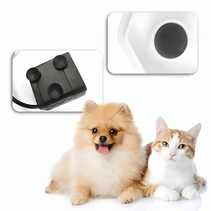 Dispenser de apa tip fantana NewEvo, ultra-sientioasa pentru caini si pisici cu filtru de carbon activat si hidratare neintrerupta a animalelor de companie, reglare a debitului de apa, incarcare USB, design modern, 2.5L, Alb [8]