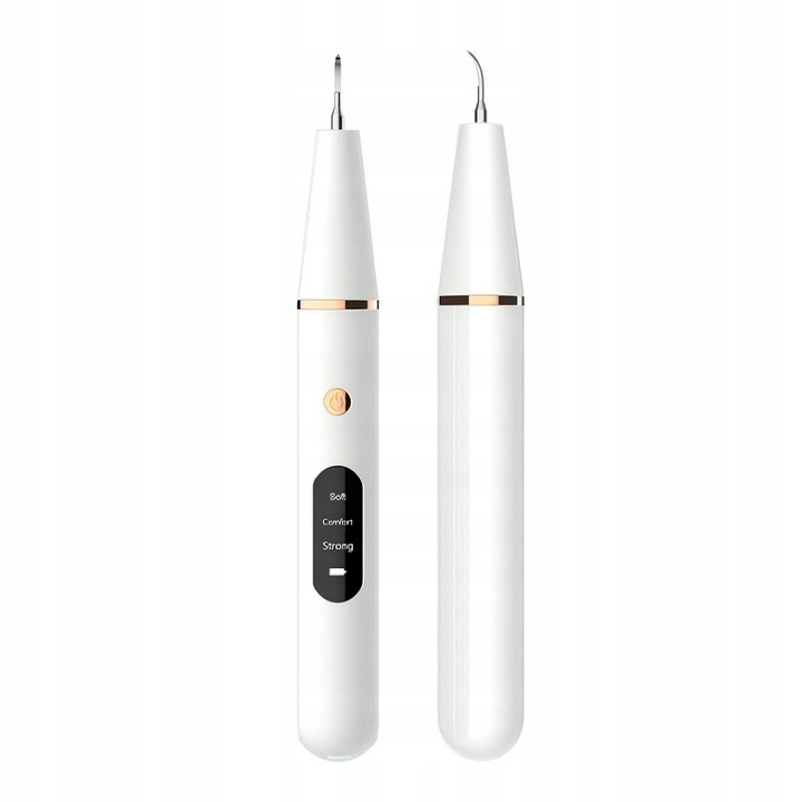 Dispozitiv pentru Curatarea Dintilor, Aparat Eliminare Tartru, NewEvo, 3 Programe, Iluminare LED automata, Otel inoxidabil, Reincarcabil prin USB, 2 Duze incluse, Rezistent la apa,  Alb [6]