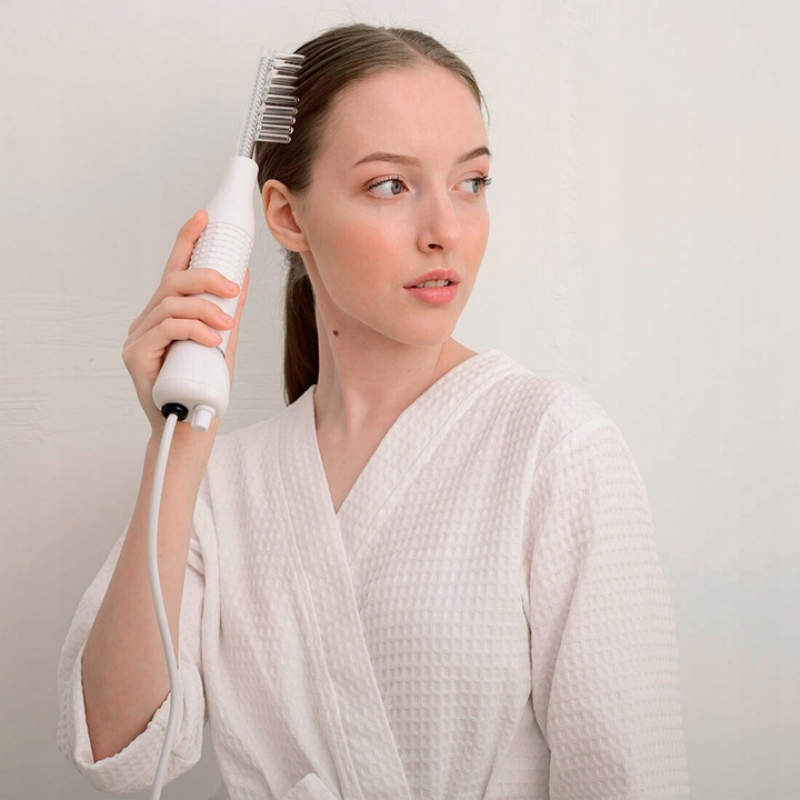 Electroderm, NewEvo®, Darsonval, Tratament cu Frecventa Inalta pentru Acnee, Riduri, Controlul Petelor, Cearcane, Ten, Par Seboreic, Stimulator Scalp, Infrumusetare, Biostimulare Faciala, Lifting, Alb [8]
