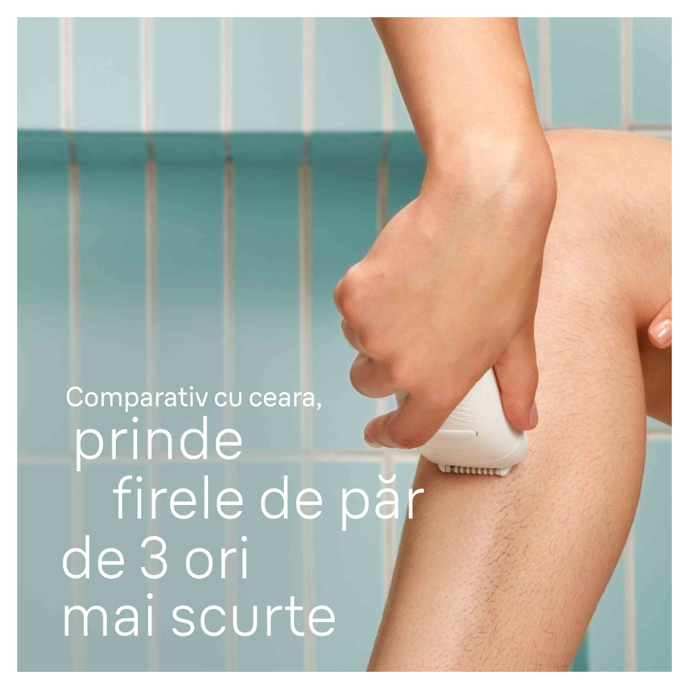 Epilator Braun Silk-épil 5 5-000 Wet & Dry, MicroGrip, Smart Light, 28 de pensete, 2 viteze, Alb - Braun [4]