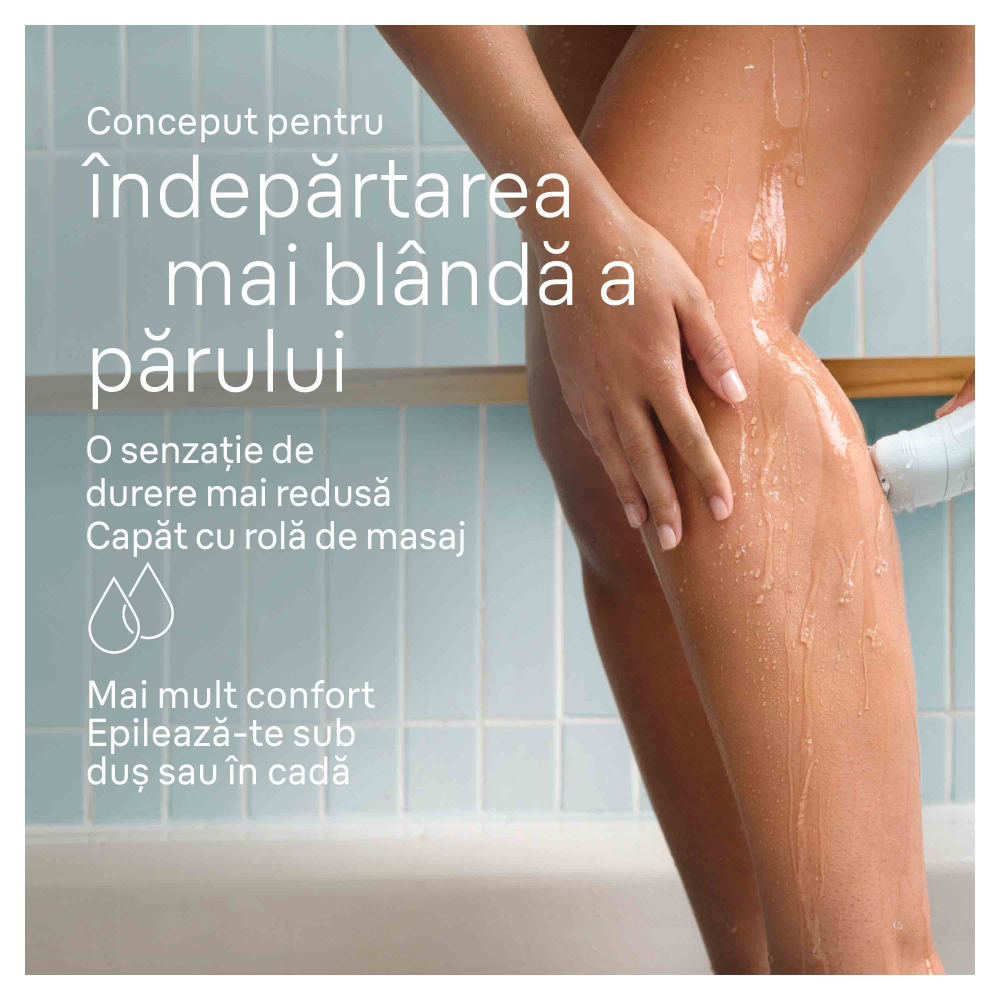 Epilator Braun Silk-épil 5 5-000 Wet & Dry, MicroGrip, Smart Light, 28 de pensete, 2 viteze, Alb - Braun [6]