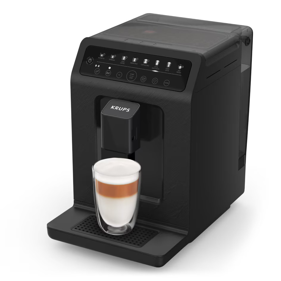 Espressor automat Krups Evidence Eco-Design EA897B10, 1450W, 15 bari, 8 retete de bauturi, rasnita metalica cu 5 setari, 3 trepte de temperatura, functie de abur&apa fierbinte, rezervor apa detasabil [2]