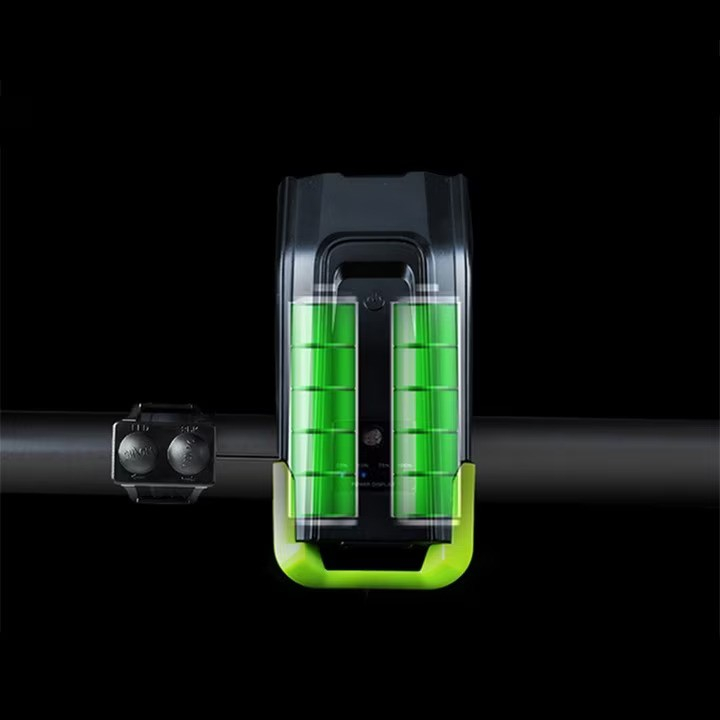 Far bicicleta cu ciclocomputer fara fir Renew Force, Lampa spate, Claxon, Acumulator 4000 mAh, Incarcare USB, Ecran LCD, Afisare viteza curenta, distanta parcursa, Viteza medie, Temperatura ambientala [5]