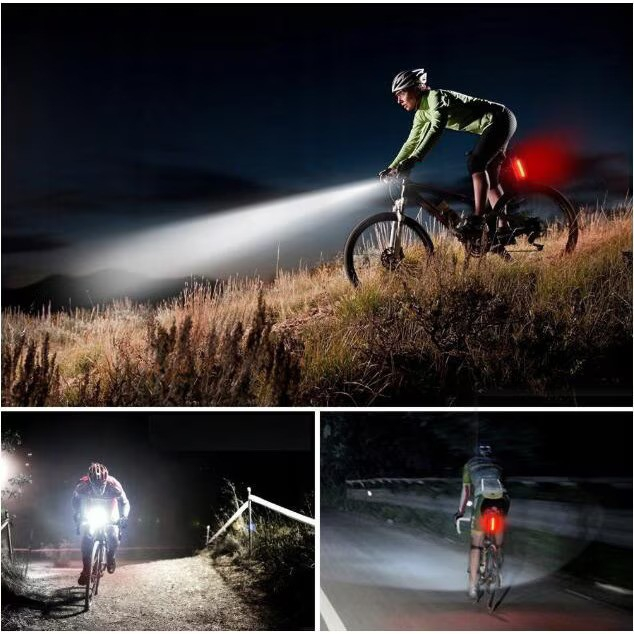 Far bicicleta cu ciclocomputer fara fir Renew Force, Lampa spate, Claxon, Acumulator 4000 mAh, Incarcare USB, Ecran LCD, Afisare viteza curenta, distanta parcursa, Viteza medie, Temperatura ambientala [11]