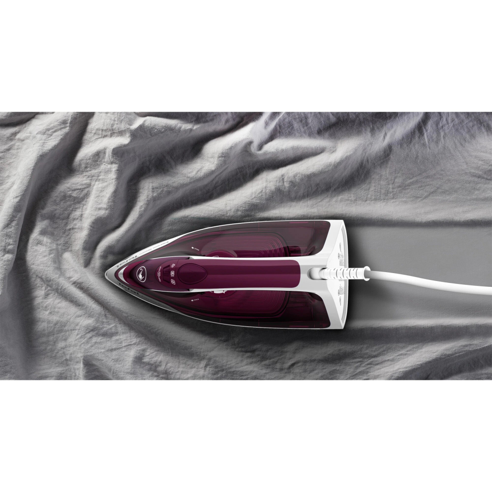 Fier de calcat Tefal Express Steam FV2835E0, 2400W, Jet de abur 160 g/min, abur variabil 0-35 g/min, 270 ml, violet [4]