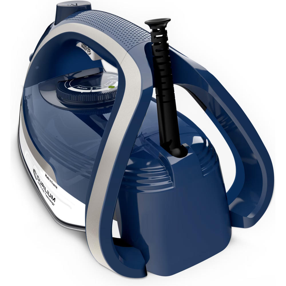 Fier de calcat Tefal Ultragliss Plus FV6812E0, 2800W, jet de abur 260 g/min, abur variabil 0-50 g/min, alb/albastru [9]